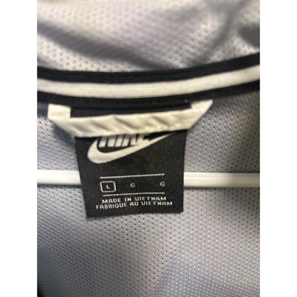 Nike Windrunner Black & Gray Colorblock Full Zip Hooded Jacket L - Picture 8 of 11